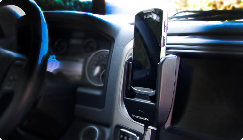 vehicle phone charging cradles and docks 